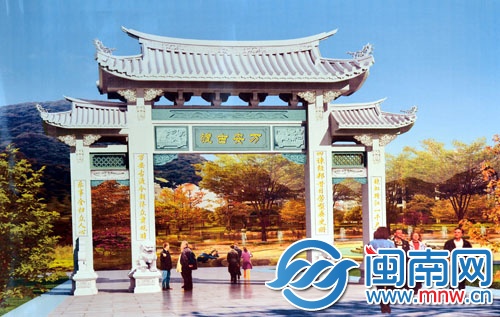 方案中提到的萬安古渡牌坊效果圖